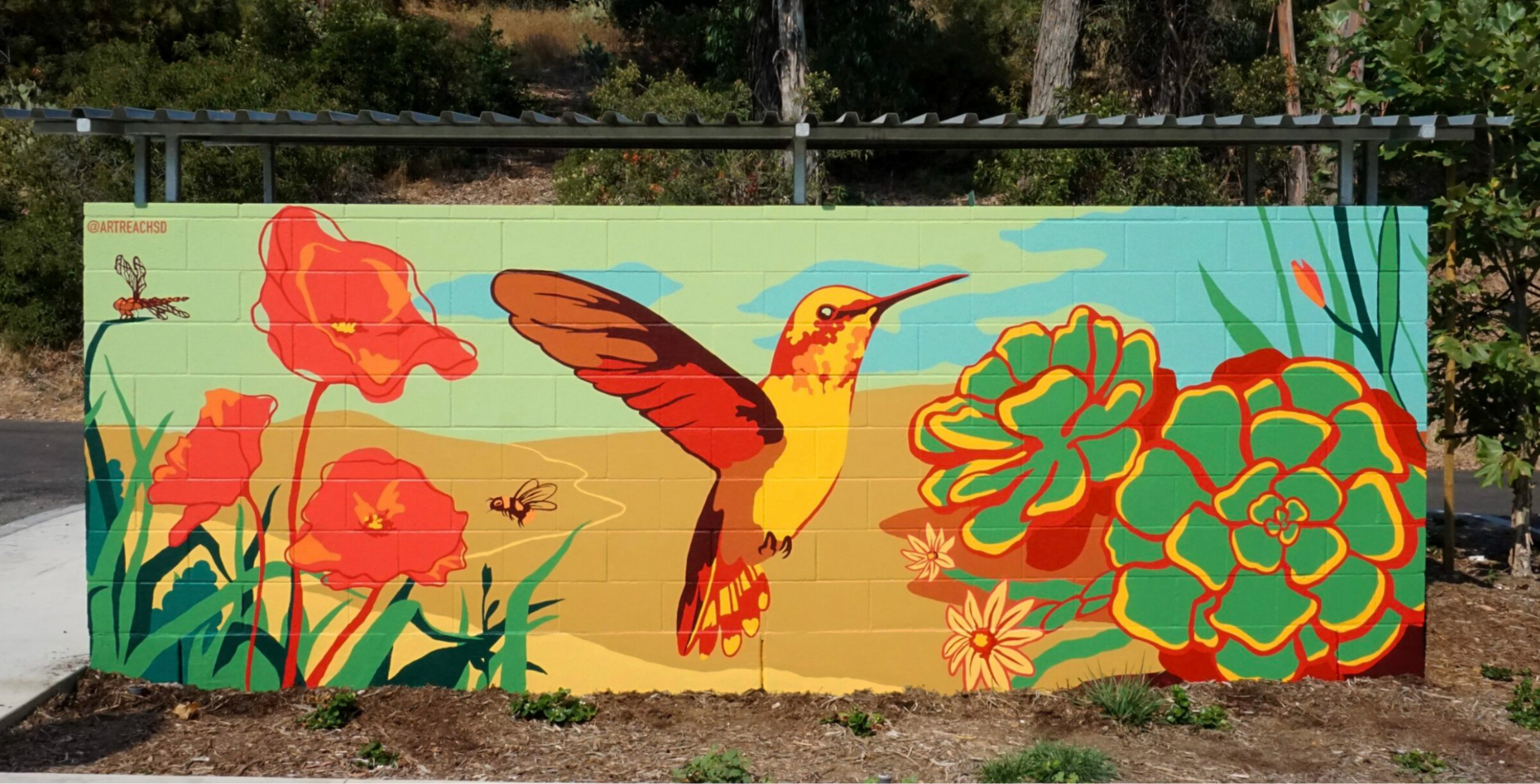 ArtReach unveils new mural in La Mesa’s Collier Park